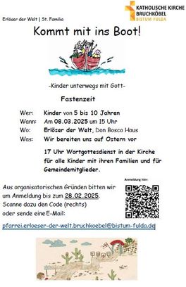 Kommt mit ins Boot! - Kinder unterwegs mit Gott